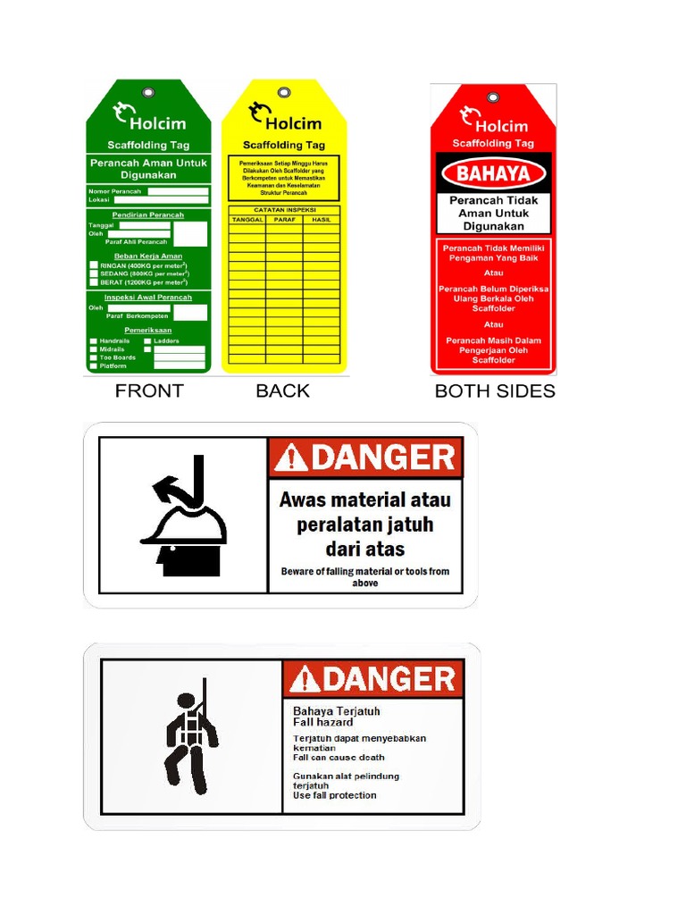 Sertifikasi dan Keamanan Perancah | PDF