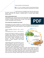 Cellular Respiration and Photosynthesis