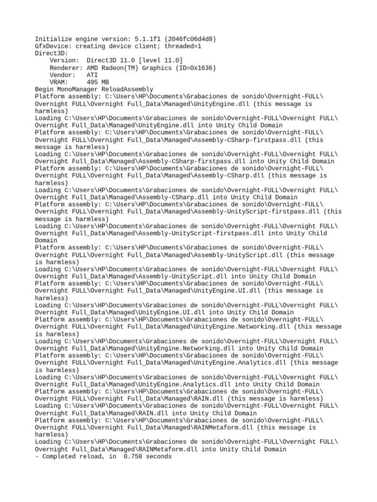 Output Log | PDF | Software | Operating System Technology