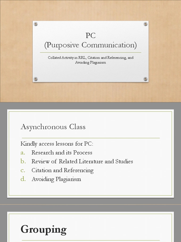 PC Citation and Referencing | PDF