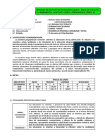 Programacion Curricular Anual de Cuarto Grado