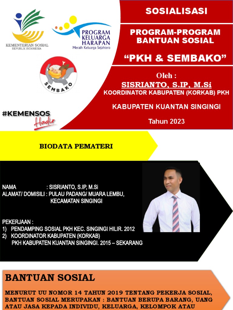 Program PKH dan Sembako 2023 | PDF | Ilmu Sosial
