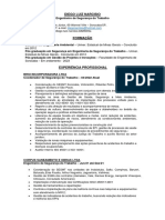 CV Diego Luiz Narcisio - Engenheiro de Segurança Do Trabalho