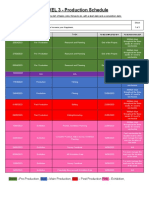 Production Schedule