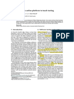 Adaptation of An Online Platform PDF