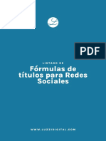 Fórmulas para Titulares de RRSS