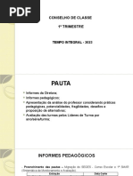 Pauta Pronta para Reunião Pedagógica | PDF | Pedagogia | Planejamento