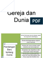 Gereja Dan Dunia