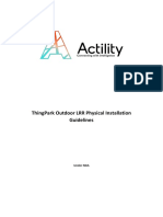 ThingPark Wireless - Outdoor LRR Physical Installation Guidelines v1.5