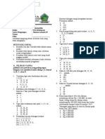 Soal Ujian Tengah Semester Ganjil