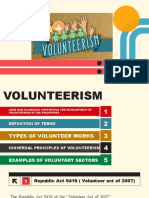 Volunteerism