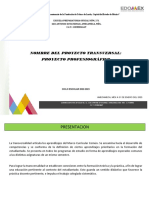 Proyecto Transversal - 3er Grado