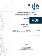 Certificado Modelo FEFD 2021