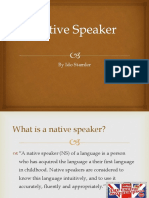 Nativespeaker