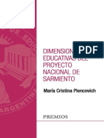 PREMIO-Dimensiones Educativas Del Proyecto Nac. de Sarmiento
