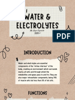 Water and Electrolytes ESPENIDO