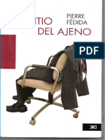 El Sitio Del Ajeno Pierre-Fedida