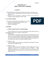 P9 - Modul Praktikum - Pemrograman Bergerak - Atribut TextView Android (6SI-C)