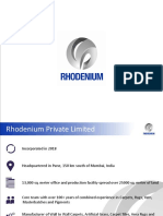 Rhodenium Corporate Presentation