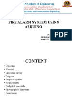 Fire Alarm System Using Arduino