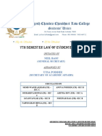 Law of Evidence - Sem 7-1 3