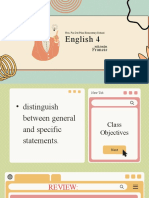 ENG4-Q3-W3-D1-2 - General and Specific Statements