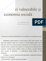 Politici Sociale - Grupuri Vulnerabile Și Economia Socială