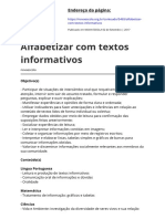 Alfabetizar Com Textos Informativos