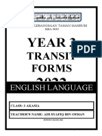 Year 3 Transit Forms 3 Akasia