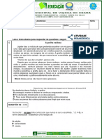 Avaliaã Ã o Bimestral de Redaã Ã o 6Âº Ano