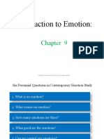 CH 9 - Introduction To Emotions