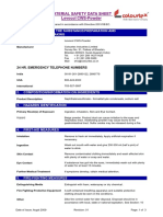 Material Safety Data Sheet Levocol CWS-Powder: 1. Identification of The Substance/Preparation and Company/Undertaking