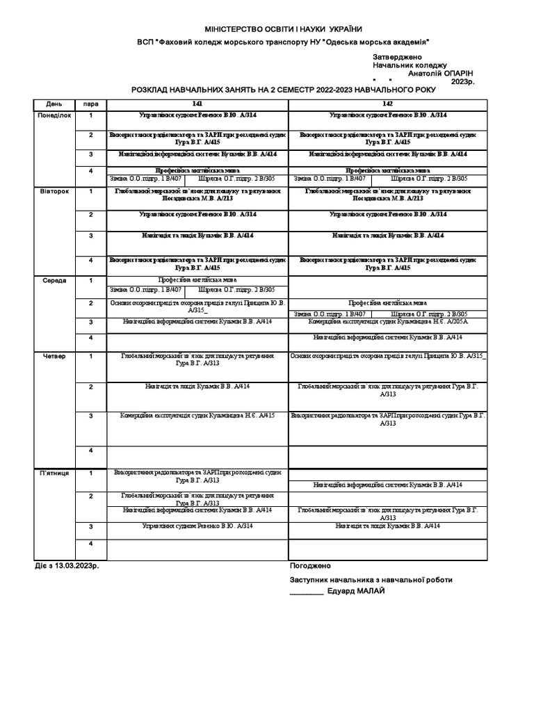 Rozklad 2223 141 142 PDF