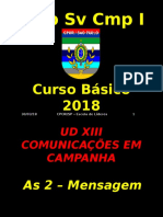 (CSC) UD XIII - Comunicações em Campanha - As B