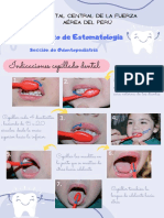 Flyer Servicios Dentista de Niños Profesional Lila