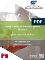 472 EA Facility Maintenance and Management Workshop