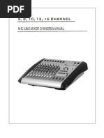 Mic/Line Mixer Owners Manual