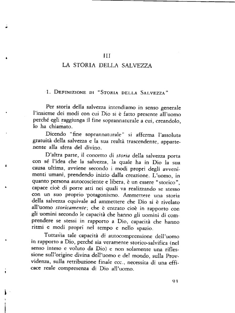 Storia Della Salvezza | PDF