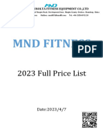 MND FITNESS Full Price List 2023 Gimnacio