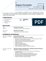 Actualización de CV III