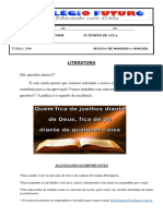 Literatura: Algumas Dicas Importantes