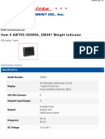 AWT05 505806 ZM301WeightIndicator