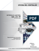 INFORME DE AUDITORÍA (DA-23-19) 16 de Mayo de 2023