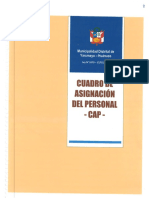 Cuadro de Asignacion Del Personal (CAP)