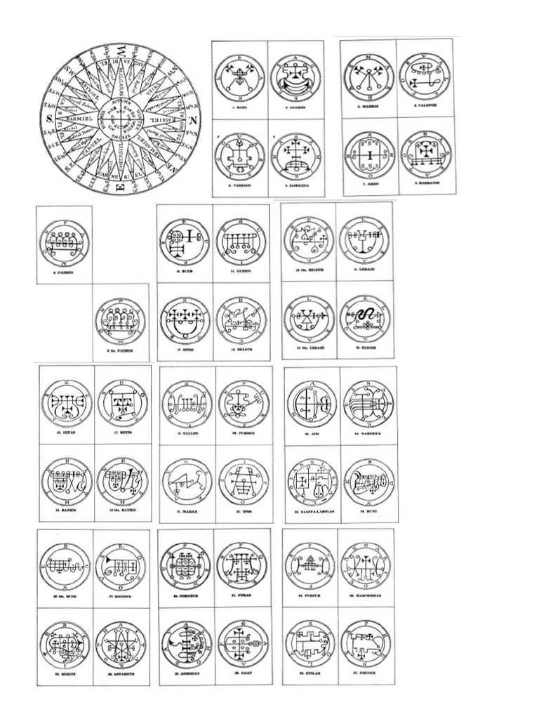 72 Sellos Goetia | PDF