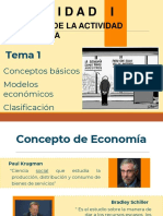 Tema 1 Definicion Economia Modelos Economicos Clasificacion Enfoque Macro 202251