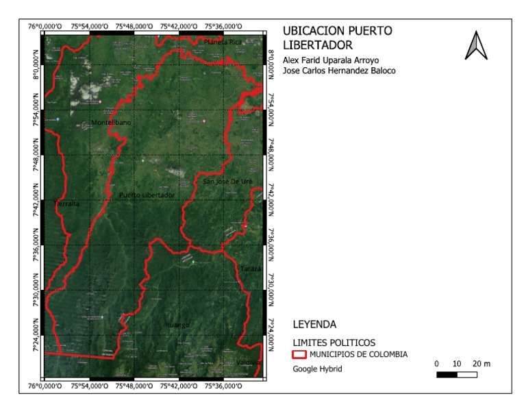 Mapa Puerto Libertador | PDF