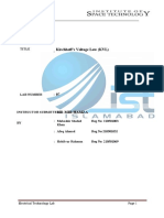 Kirchhoff's Voltage Law (KVL) : Title