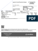 Contrato de Aluguel de Carros/Proposta de Seguro #PPAF006345009 Fechado ACPPA-24861