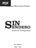 Sin Sendero, Alerta Temprana - Libro